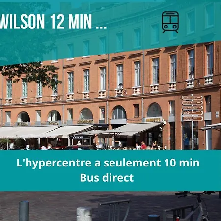 Lägenhet Le Rosier - 7 Deniers - Proche Airbus - Bus Direct Centre