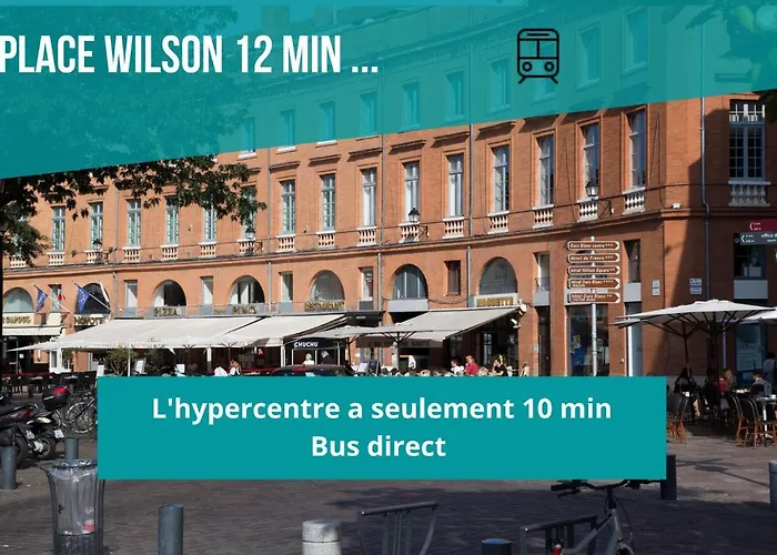Lägenhet Le Rosier - 7 Deniers - Proche Airbus - Bus Direct Centre